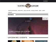 Tablet Screenshot of electricsloth.com